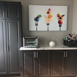Profile E | Dark Matte Grey Cabinets - Kitchen Cabinetry