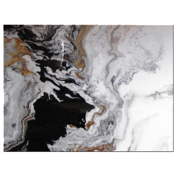 Contemporary Modern Resin Coated Painting Limited Edition 48"x36" "Tributary"