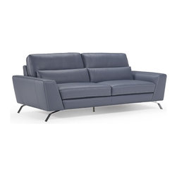 Natuzzi Editions Contemporary Leather Sofa B846 - Sofas