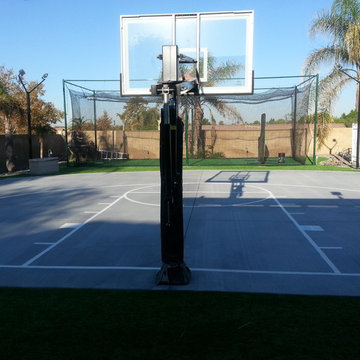 Joe C's Pro Dunk Platinum Basketball System on a 44x38 in Norco, CA