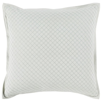 Hamden by Surya Poly Fill Pillow, Mint, 20' x 20'