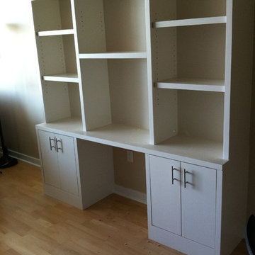 Computer Desk and Shelving