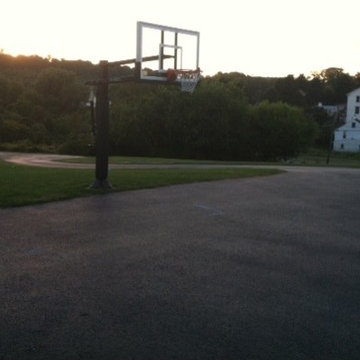 Eric H's Pro Dunk Gold Basketball System on a 40x30 in Coatesville, PA