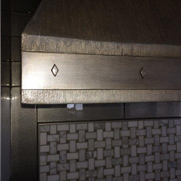 Custom Painted Metallic Range Hood