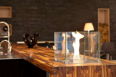 Inspiration for a scandinavian kitchen/diner in Sussex.