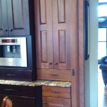 Rustic Cherry Kitchen By Wyoming Building Supply