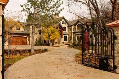 Inspiration for a timeless exterior home remodel in Salt Lake City