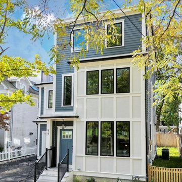 Siding Installation - James Hardie Lap Siding in Boothbay Blue