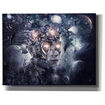 Epic Graffiti 'Reconstruction' by Cameron Gray, Giclee Canvas Wall Art, 34"x26"