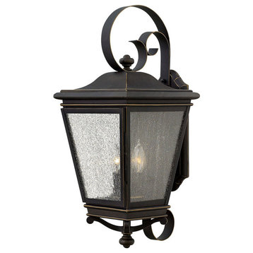 Hinkley Lincoln 2468Oz Extra Large Wall Mount Lantern, Oil Rubbed Bronze