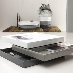 Trio-2 Square Coffee Table - Coffee Tables