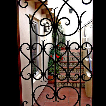 view of the patio from the basement guest unit