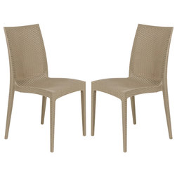 Contemporary Outdoor Dining Chairs by LeisureMod