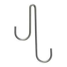 Enclume 7.25" Double Level Hooks 6 Pack Hammered Steel