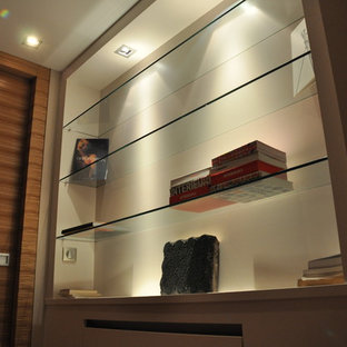 Trendy home theater photo in Lille