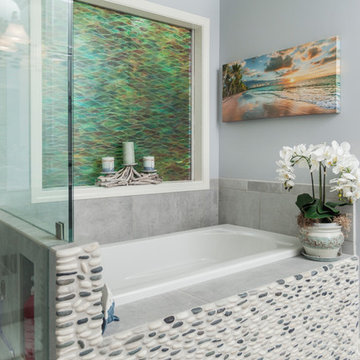 Coastal Inspired Master Bathroom