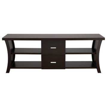 Bowery Hill 60" TV Stand in Cappuccino