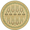Traditional Stirling 8' Round Grass Area Rug