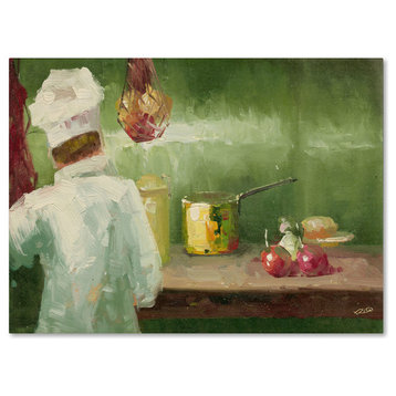 'Whats Cooking' Canvas Art by Rio