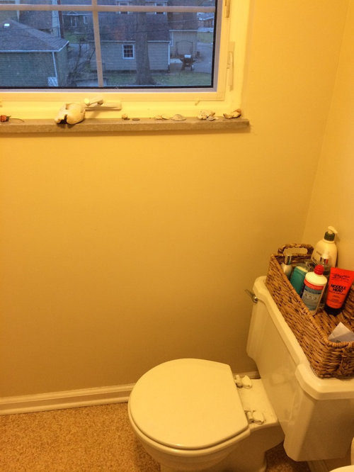 25 sq ft bathroom converted to 3/4 bathroom