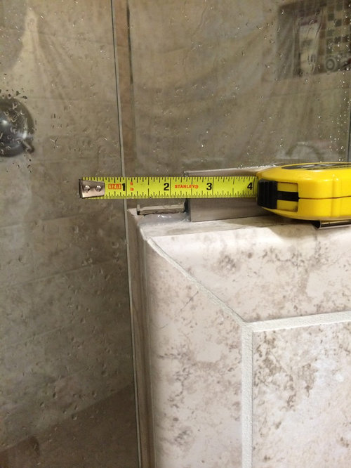 Frameless Glass Shower Door Gap I Recently Had A Frameless Glass Shower Installed And This Space Seems Quite Large It S Curly About Quarter Inch Pictures Below