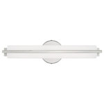 Livex Lighting - Livex Lighting 10352-05 Visby - 17.5" 18W 1 LED ADA Bath Vanity - State of the art LED components deliver superior qVisby 17.5" 18W 1 LE Polished Chrome Sati *UL Approved: YES Energy Star Qualified: n/a ADA Certified: YES  *Number of Lights: Lamp: 1-*Wattage:18w LED bulb(s) *Bulb Included:Yes *Bulb Type:LED *Finish Type:Polished Chrome