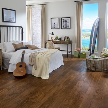 Coastal, Teen Bedroom- Freeport Sparrow Engineered, Hickory Hardwood