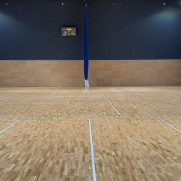 Sport hall floor restoration