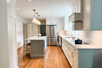 Cockeysville Transitional Kitchen, Powder Room, Laundry Remodel