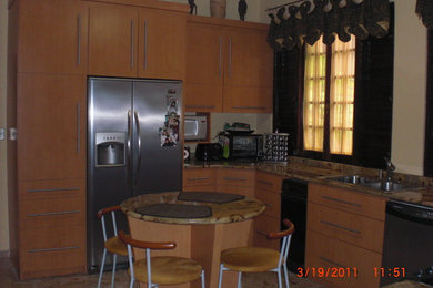 Example of a small classic home design design in Other