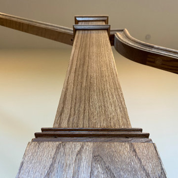 Merrimack, NH: Existing Refinish and Custom Staircase