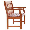 Outdoor Wood Arm Chair