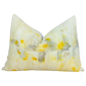 Nabir Tie Dyed Organic Silk Lumbar Pillow