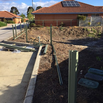 Installation of Colorbond Fencing Perth
