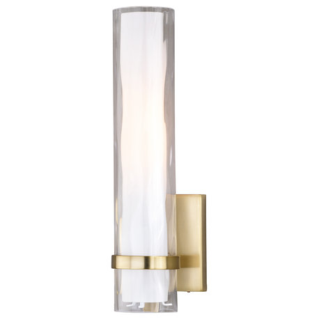 Vilo 1 Light Wall Light Golden Brass