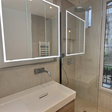 Rénovation d'une salle de douche et WC à Montreuil