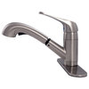 MSI FAU-K1H8301-805 Acqua Luxe 1.8 GPM 1 Hole Kitchen Faucet - - Brushed Nickel