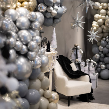 Holiday Photo Room Set Up