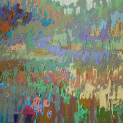 PAYSAGE NEUF 36 x 36 oil on canvas - Paintings