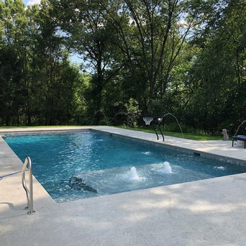 Iowa City, IA - Contemporary Concrete Swimming Pool New Construction