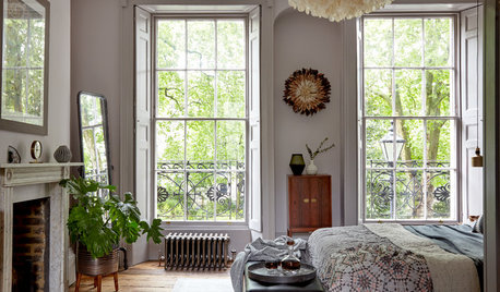Period Details and Luxe Touches Mingle in a London Bedroom