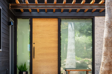 Inspiration for a modern entryway remodel in San Francisco