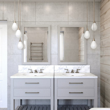 Stylish bathroom design