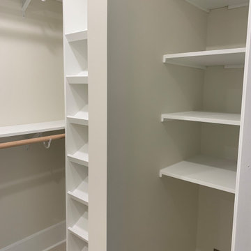Master closet built-ins