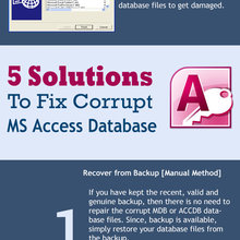 5 Manual Methods To Repair MS Access Database Files