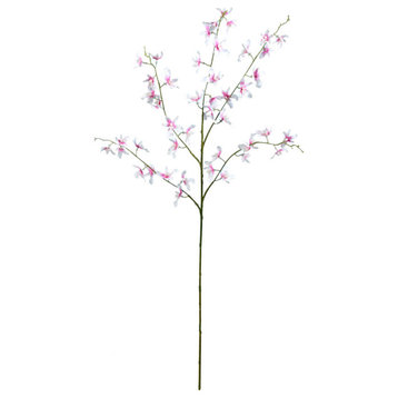 35" Mini Pink Dancing Orchid Spray 3/Pk