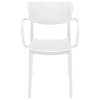 Loft Outdoor Dining Arm Chair White, Set of 2