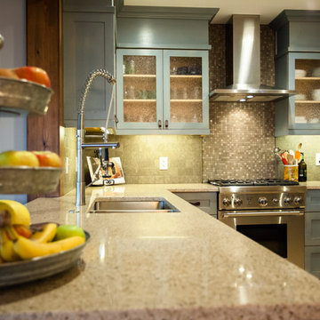 Kitchen/living room remodel with open floor plan