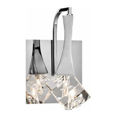 Rockne 1-Light Sconce, Chrome