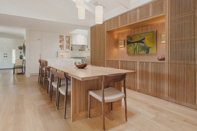 Dining room - 1950s dining room idea in San Diego
